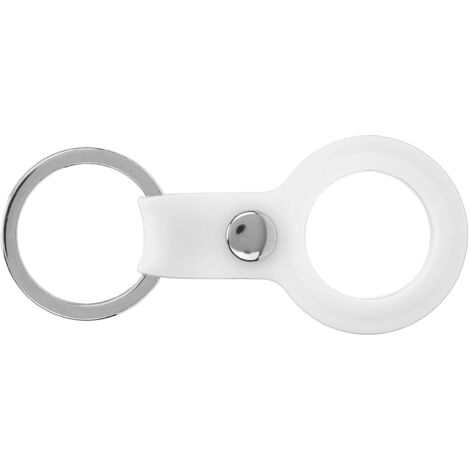 Étui de Protection Anti-Perte en Silicone pour Clés - Coque de Localisation Blanche Compatible iOS (1/5)
