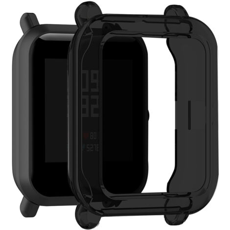 Étui protecteur transparent TUP pour montre connectée AMAZFIT Bip, Bip S, Bip Lite, A1608 (1/5)