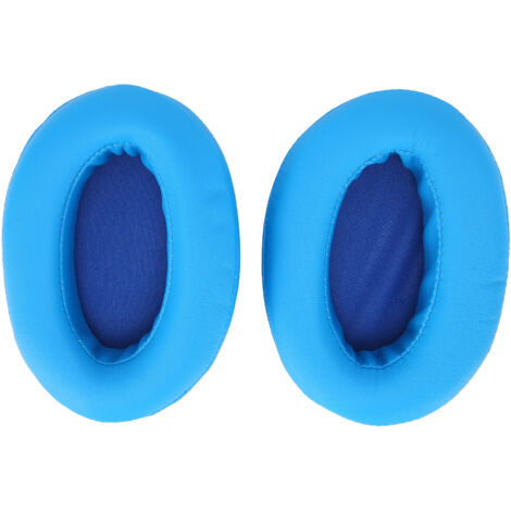 Coussinets de remplacement pour casque Brainwavz HM5, housses amortissantes bleues (1/5)