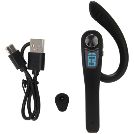 Écouteur Bluetooth Mono Mains Libres, Autonomie Longue Durée, Contrôle Vocal, Idéal Conduite et Affaires, Modèle X7, Boîte Carton (1/5)