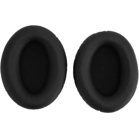Coussinets de remplacement en cuir synthétique pour casque H840 H850, oreillettes noires avec renforcement des basses (1/5)