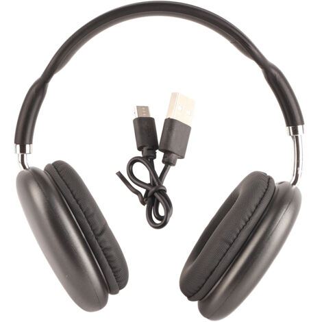 Casque Audio Bluetooth Réduction de Bruit avec Son Clair et Basses Puissantes pour PC/Ordinateur Noir (1/5)