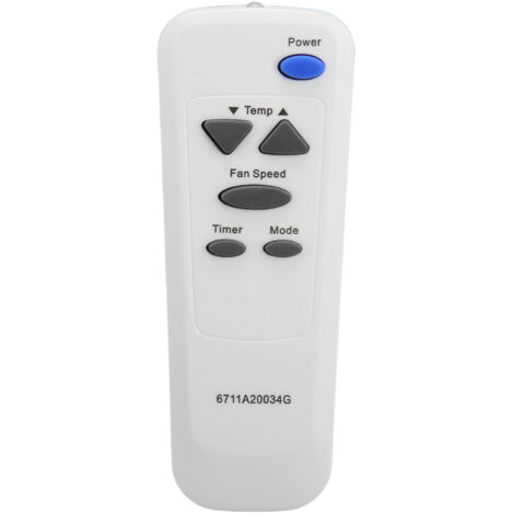 Télécommande de climatiseur compatible LG 6711A20056T, 6711A20034G, AKB73016011, AGD08FA, LWHD8000R, GL6000ER, L1004R (1/5)