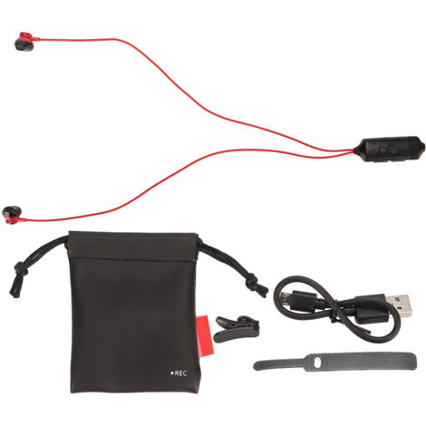 Enregistreur d'appels Bluetooth sans fil avec écouteurs magnétiques et prompts vocaux pour enregistrement d'appels téléphoniques (1/5)