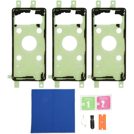 3PCS Film Protecteur Batterie Arrière Galaxy S10 G973 - Coque Plastique Adhésive pour Porte Batterie (1/5)