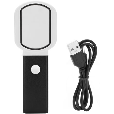 Loupe pliable avec lumière LED, grossissement 10X et 25X pour inspection détaillée et travaux minutieux (1/5)