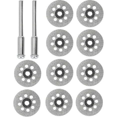 10 disques diamantés 22mm pour outils rotatifs, alésage inclus - Lot de 10 (1/5)