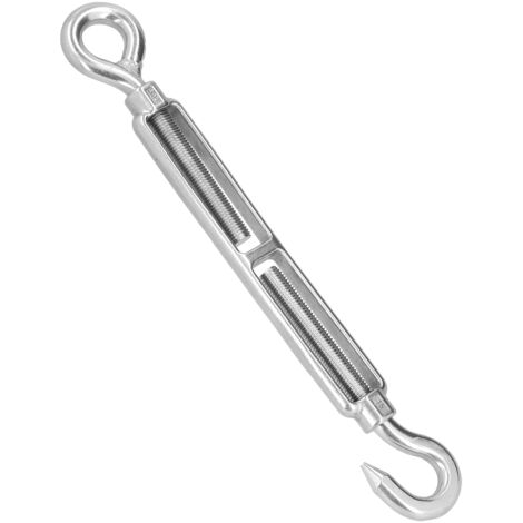 Tendeur de Câble en Acier Inoxydable 304 M16 avec Crochet et Écrou Réglable pour Gréement et Accastillage (1/5)