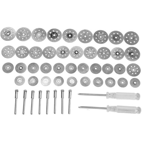 Disque diamant pour couper le métal, kit meuleuse avec accessoires et embout de fixation (1/5)