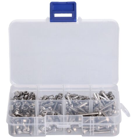 Kit de Boulons et Écrous en Acier Inoxydable 304, Tête Hexagonale M3, Quincaillerie de Fixation et Assortiment (1/5)