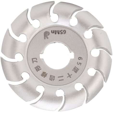Disque de Formage pour Meuleuse, 12 Dents en Acier Inoxydable pour Bois et Caoutchouc (1/5)