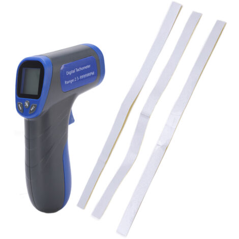DT6685 Tachymètre Laser Portable, Mesure de Vitesse Moteur sans Contact, Compteur de RPM Haute Précision (1/5)