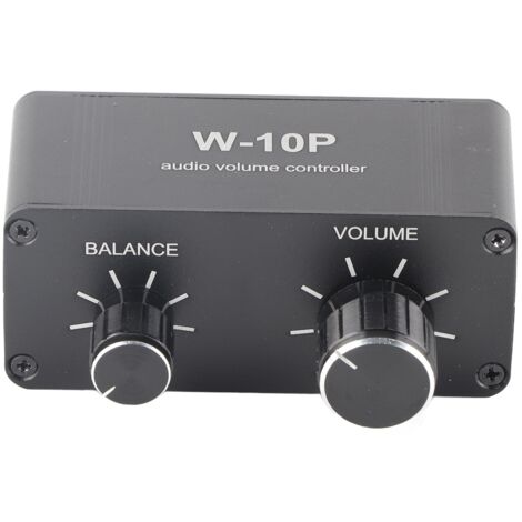 Préampli Stéréo Compact avec Réglage du Volume et Connexions Jack 3.5mm/RCA (1/5)