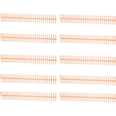 10 Spirales de Reliure 16mm pour 130 Pages, Peigne 30 Trous, Kit de Reliure Orange (1/5)