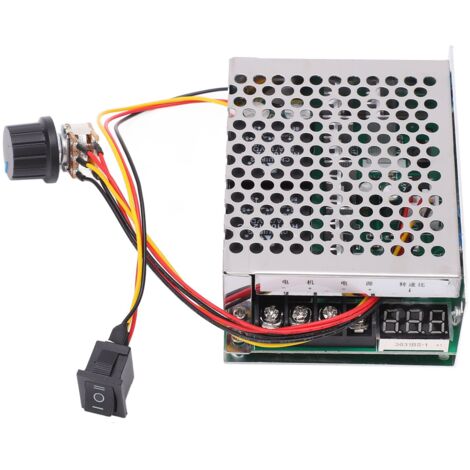 Contrôleur de Vitesse Moteur DC 10‑55V avec Écran Numérique, Régulateur PWM pour Moteurs à Courant Continu (1/5)