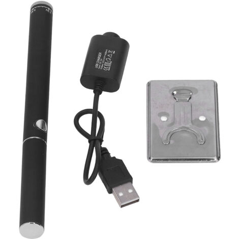 Fer à souder USB portable sans fil, batterie rechargeable pour travaux de soudure précis, utilisation intérieure et extérieure, design compact noir. (1/5)