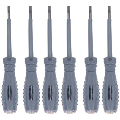 Stylo Testeur de Tension 6 Pièces, Détecteur de Courant Sans Contact avec LED Lumineuse, Outil Électrique pour Dépannage
