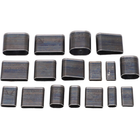 Kit de 17 Emporte-Pièces Ovales en Cuir - Outil de Découpe Durable avec Poinçons Creux à 1 Trou (1/5)