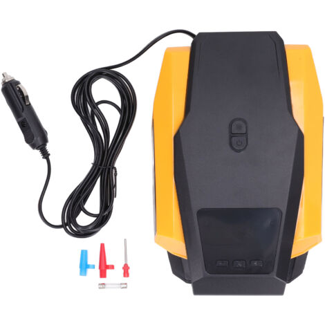 Compresseur de pneus numérique 12V avec écran LED pour véhicules et motos - Pompe à air portable (1/5)