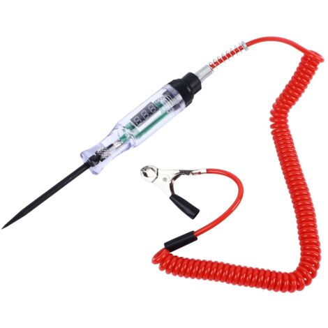 Stylo de Test de Tension Numérique LED pour Diagnostic Automobile, Outil de Dépannage et Contrôle Électrique