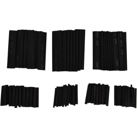 127 Pièces de Tubes Rétractables 2:1 pour Isolation Électrique, Assortiment de Gaines Thermorétractables (1/5)