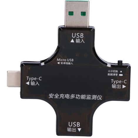 Testeur de Puissance USB PD - Analyseur de Batterie avec Affichage Numérique - Mesure de Tension et Courant - Modèle Standard