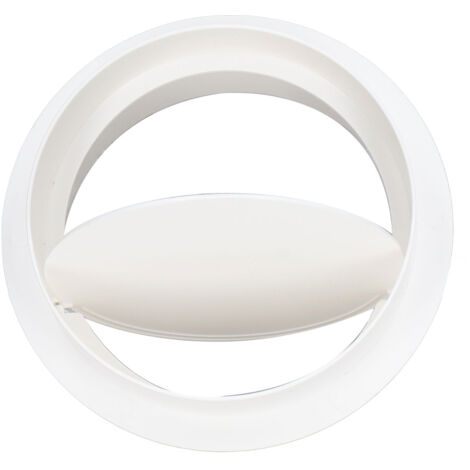 Clapet anti-retour 6 pouces en ABS pour conduit, régulateur de flux d'air unidirectionnel, bloqueur de tirage. (1/5)