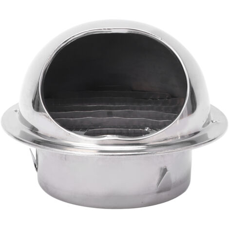 Capot Anti-Pluie Inoxydable 4 Pouces pour Bouche d'Aération Extérieure - Protection Ventilation (1/5)
