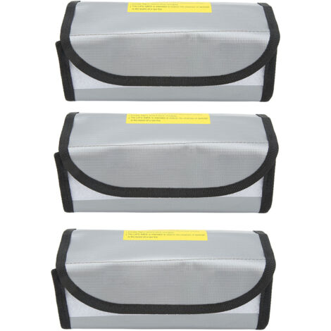 Lipo Sac De Sécurité Pour Batterie, Sacs De Sécurité Pour Batterie Lipo Sac De Protection De Securite Ignifuge Pour Le Stockage Et Transport Securise Des Batteries Lithium 92070974