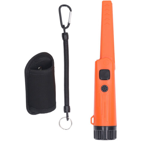 Détecteur de métaux étanche portable, détecteur de trésor avec 3 modes pour recherche en extérieur, couleur orange vif (1/5)