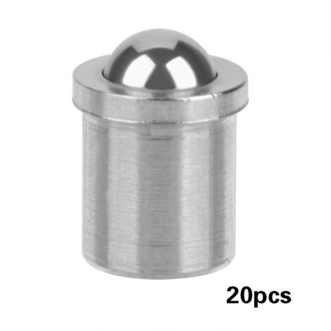 Vis de réglage de précision en acier inox 304, bille de positionnement à ressort lisse pour ajustement fin (diamètre 4x5 mm) (1/5)