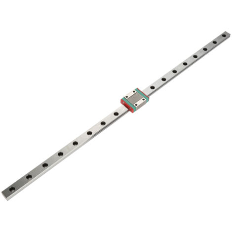 Guide Linéaire LML12B 12mm, Coulisseau Miniature pour Précision (450mm) (1/5)