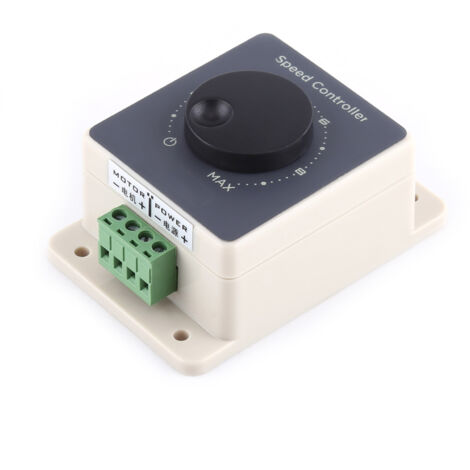 Régulateur PWM 20A 10-60V pour Moteur Électrique DC Boîtier Étanche (1/5)