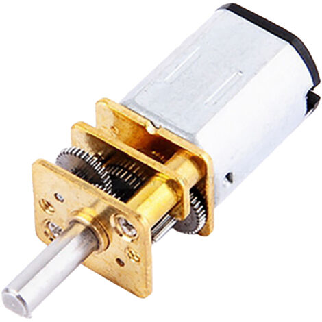 Moteur N20 en métal 3-12V DC, vitesse variable 50-2000 tr/min pour projets robotiques et modélisme (1/5)