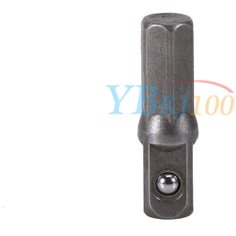 Adaptateur de Mandrin Hexagonal 25mm avec Douille 1/4" et Roulement à Billes (1/2)