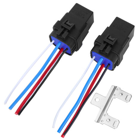 Relais 12V 40A 4 Pins avec Connecteur Étanche pour Voiture et Camion (1/5)