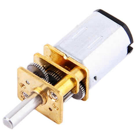 Moteur réducteur DC 3-12V en métal, 50-2000 tours/min pour projets industriels et robotiques