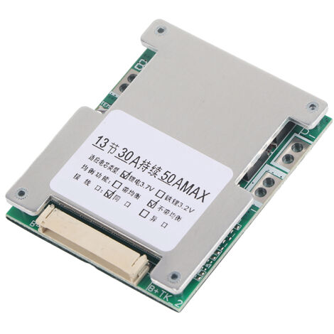 Carte PCB BMS 13S 30A Protection Batterie Lithium Haute Précision (1/5)