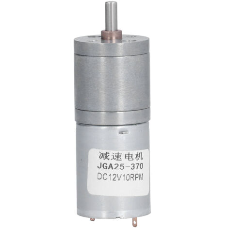Moteur Réducteur DC 12V, Couple Élevé pour Portails Automatiques, Systèmes de Sécurité et Stores Intelligents