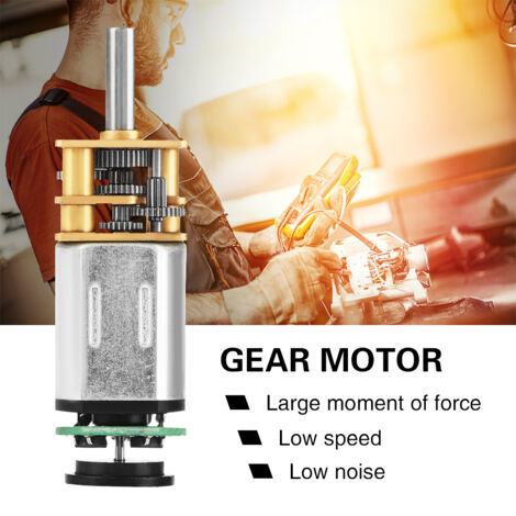 Yosoo Mini Motoréducteur/ Moteur à Engrenages/ Moteur électrique de