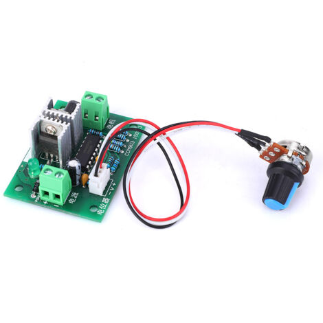 Contrôleur PWM 6A pour Moteur DC 12V 24V - Régulateur de Vitesse Variable avec Potentiomètre