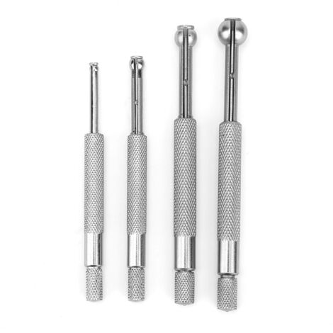 4 Pièces Jauges de Profondeur Télescopiques en Acier, Gamme 3-13mm, Réglage par Bille pour Mesure de Diamètre Intérieur (1/5)