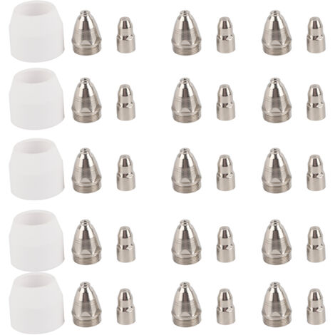 25 pièces d'électrodes de coupe pour torche plasma P80 - consommables de découpe plasma