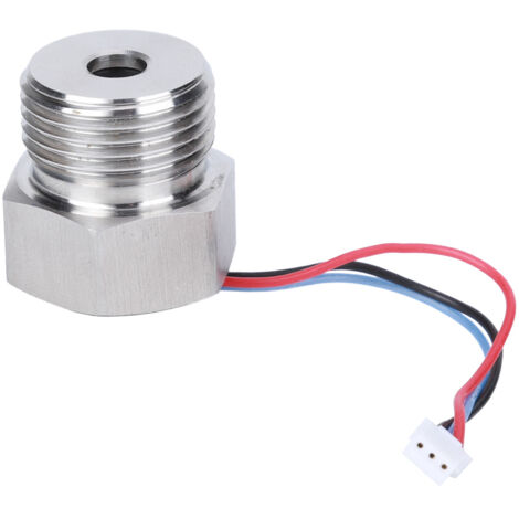 Capteur de pression 0-10 bar, membrane plate, sortie analogique 5V DC 3 fils, raccord G1/2, plage de mesure 0-500 bar.