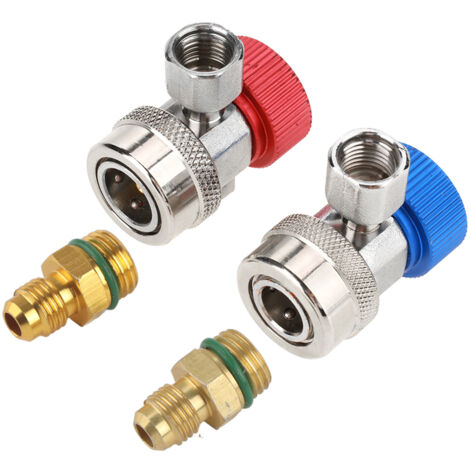 Raccords Rapides pour R134A, Climatisation Auto, Haute Pression, Bouchons de Protection (1/5)