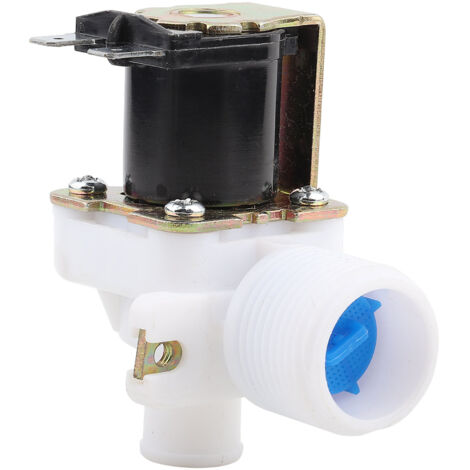 Vanne d'arrêt électromagnétique pour lave-linge 220V, raccord BSPP 3/4", modèle FCD270A. (1/5)