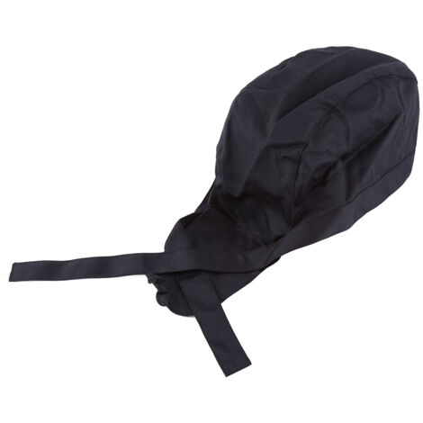 Casquette de Chef Style Corsaire pour Cuisine et Événements Gastronomiques (Noir) (1/2)