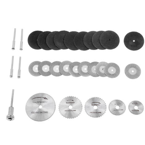 30 disques diamant HSS pour outils rotatifs, lames circulaires et mandrins de coupe