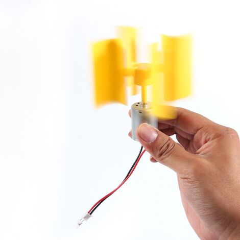 Générateur Éolien Vertical DIY Kit avec Moteur pour Projet Énergie Renouvelable