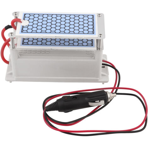 Générateur d'ozone 12V pour voiture, purificateur d'air portable avec technologie céramique, 10g/h (1/5)